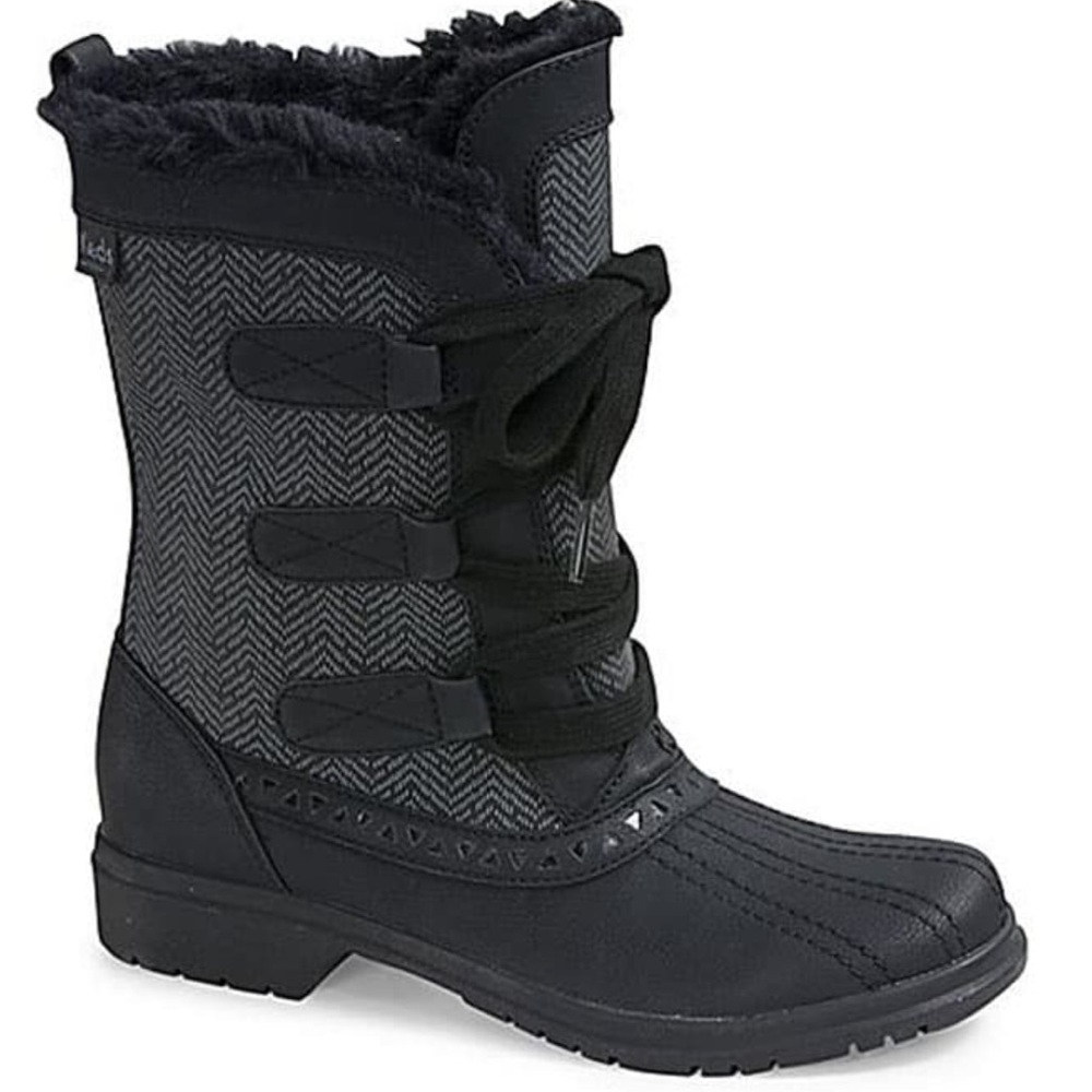 Keds Black and Gray Women's Winter Boots